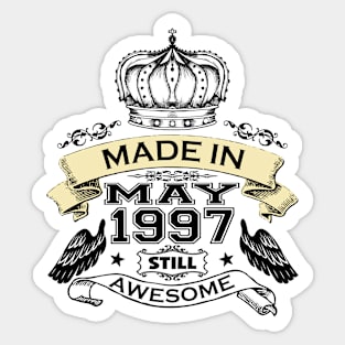 Made in May 1997 Bday Sticker